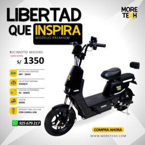 Bicimoto Moons Negro