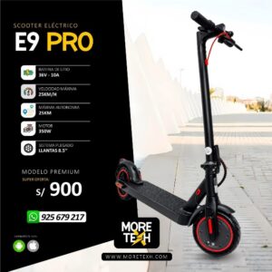 Scooter Eléctrico E9 PRO
